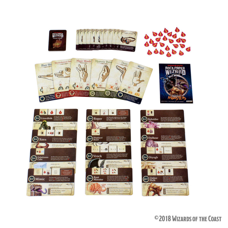 Dungeons & Dragons: Rock Paper Wizard Fistful of Monsters Expansion from WizKids image 14
