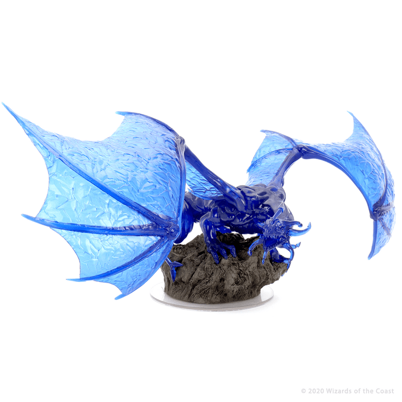 Dungeons & Dragons: Icons of the Realms Sapphire Dragon Premium Figure from WizKids image 13