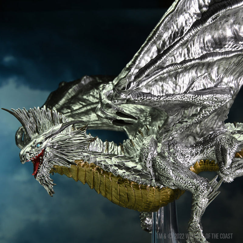 Dungeons & Dragons: Icons of the Realms Adult Silver Dragon from WizKids image 18