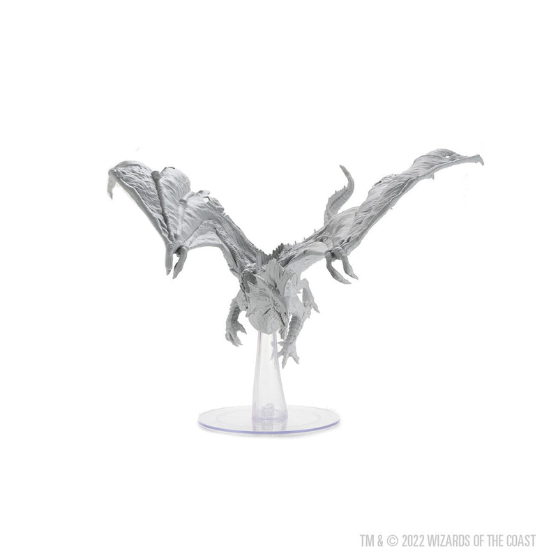 Dungeons & Dragons Nolzur's Marvelous Unpainted Miniatures: Adult Silver Dragon from WizKids image 12