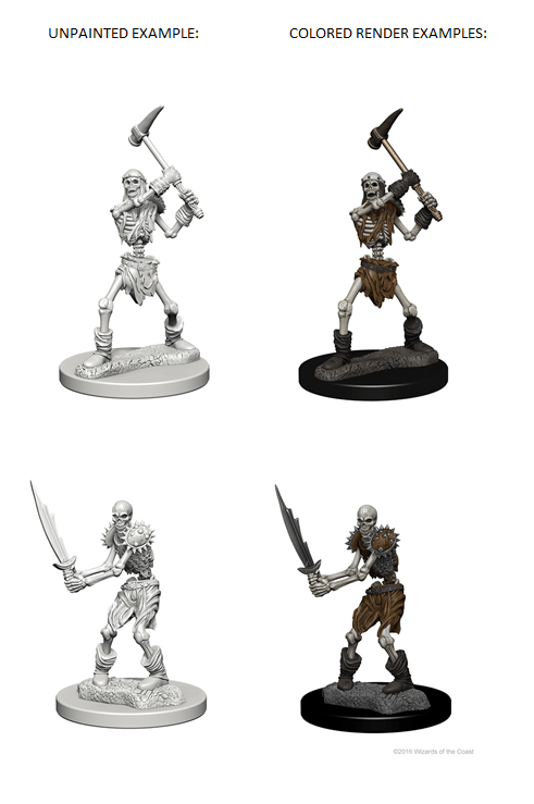 Dungeons & Dragons Nolzur's Marvelous Unpainted Miniatures: W01 Skeletons from WizKids image 8