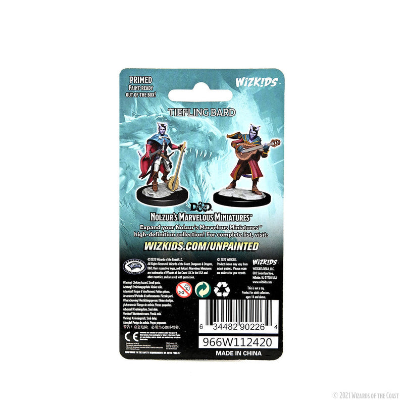 Dungeons & Dragons Nolzur's Marvelous Unpainted Miniatures: W14 Tiefling Bard Female from WizKids image 6