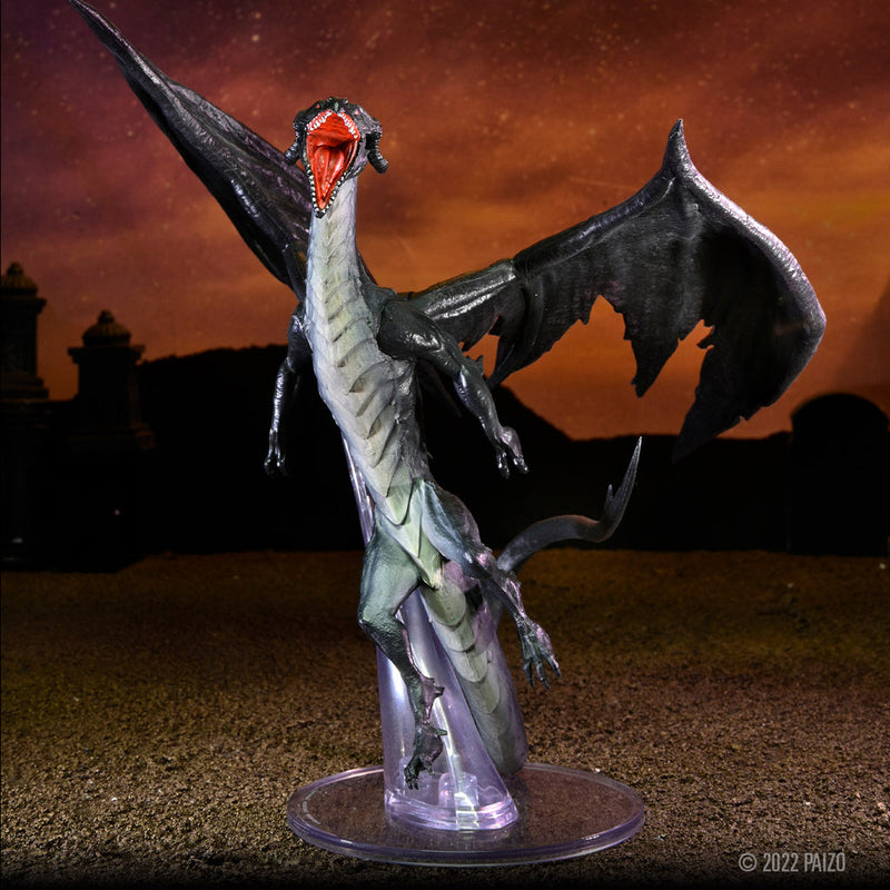 Pathfinder Battles: Impossible Lands - Adult Umbral Dragon Boxed Figure from WizKids image 23