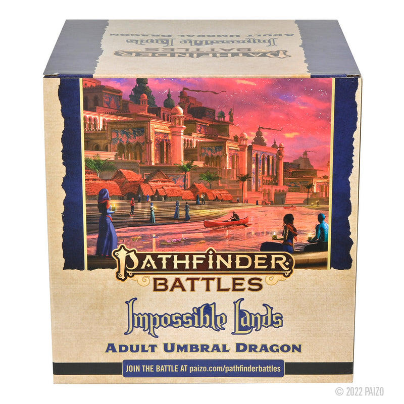 Pathfinder Battles: Impossible Lands - Adult Umbral Dragon Boxed Figure from WizKids image 17