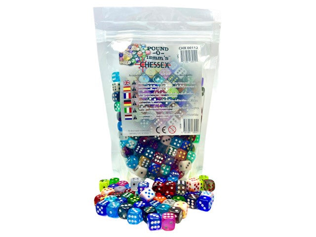 Pound-O-12mm d6 Dice from Chessex image 1