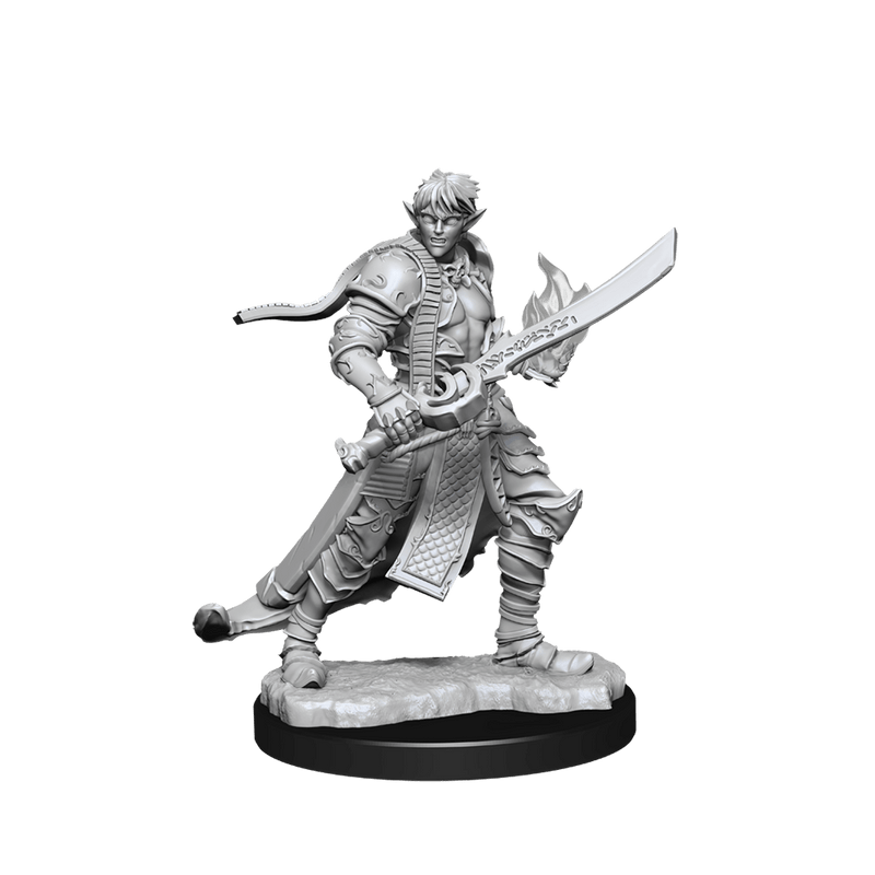 Pathfinder Deep Cuts Unpainted Miniatures: W11 Male Elf Magus (Magic User) from WizKids image 5