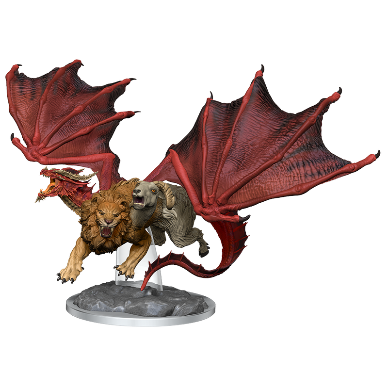 Dungeons & Dragons Nolzur's Marvelous Unpainted Miniatures: Paint Night Kit 7 - Chimera from WizKids image 4