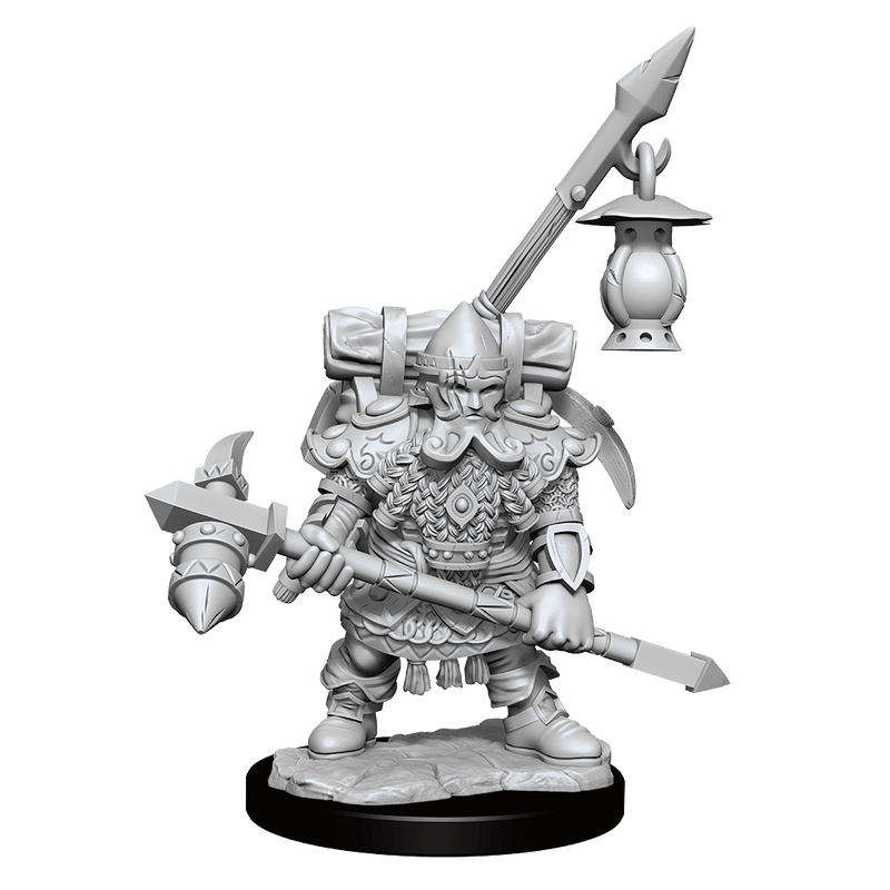 Dungeons & Dragons Frameworks: W01 Dwarf Fighter Male from WizKids image 13