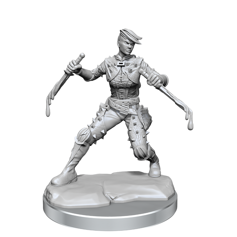 Dungeons & Dragons Frameworks: W01 Human Rogue Female from WizKids image 11