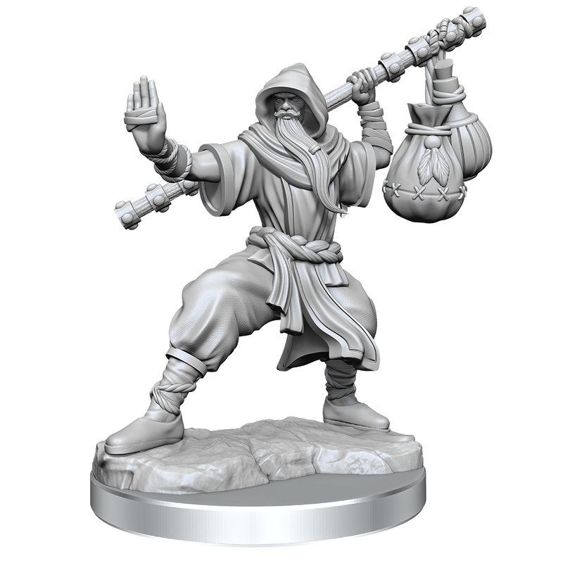 Dungeons & Dragons Frameworks: W01 Human Monk Male from WizKids image 12