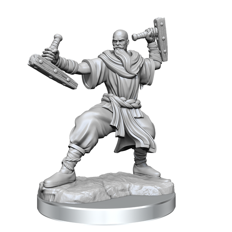 Dungeons & Dragons Frameworks: W01 Human Monk Male from WizKids image 13