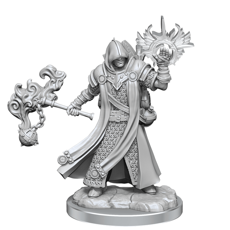 Dungeons & Dragons Frameworks: W01 Human Cleric Male from WizKids image 11