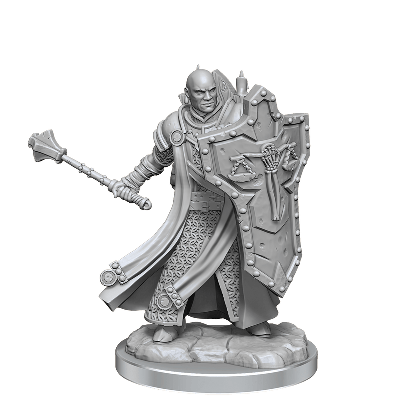 Dungeons & Dragons Frameworks: W01 Human Cleric Male from WizKids image 13