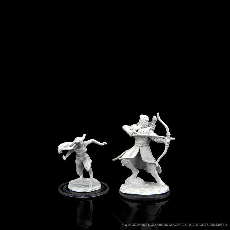 Critical Role Unpainted Miniatures: W02 Verdant Guard Marksman & Satyr from WizKids image 6