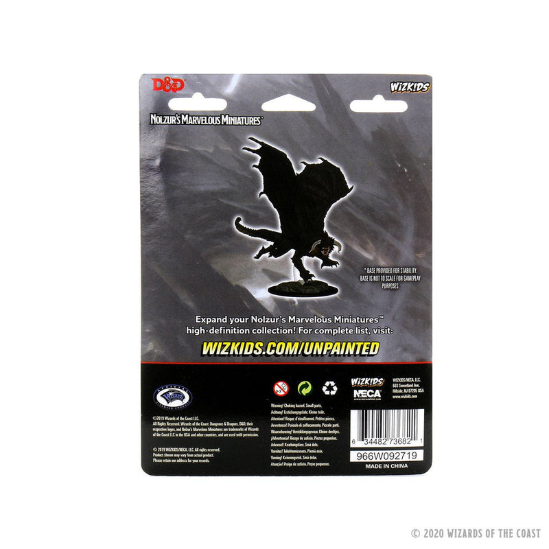 Dungeons & Dragons Nolzur's Marvelous Unpainted Miniatures: W08 Young Black Dragon from WizKids image 7
