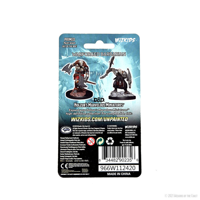 Dungeons & Dragons Nolzur's Marvelous Unpainted Miniatures: W14 Warforged Barbarian from WizKids image 6