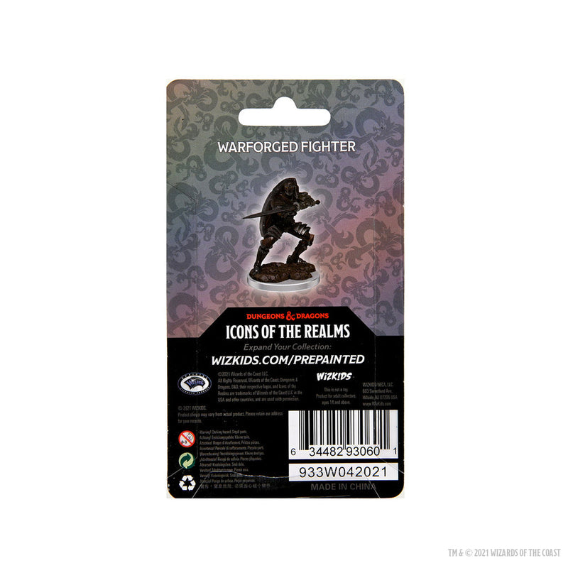 Dungeons & Dragons: Icons of the Realms Premium Figures W07 Male Warforged Fighter from WizKids image 6