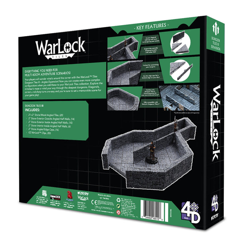WarLock Tiles: Dungeon Tile III - Angles from WizKids image 8