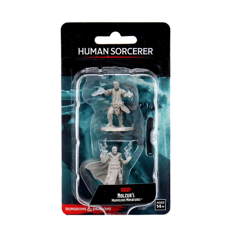 Dungeons & Dragons Nolzur's Marvelous Unpainted Miniatures: W12 Male Human Sorcerer from WizKids image 4